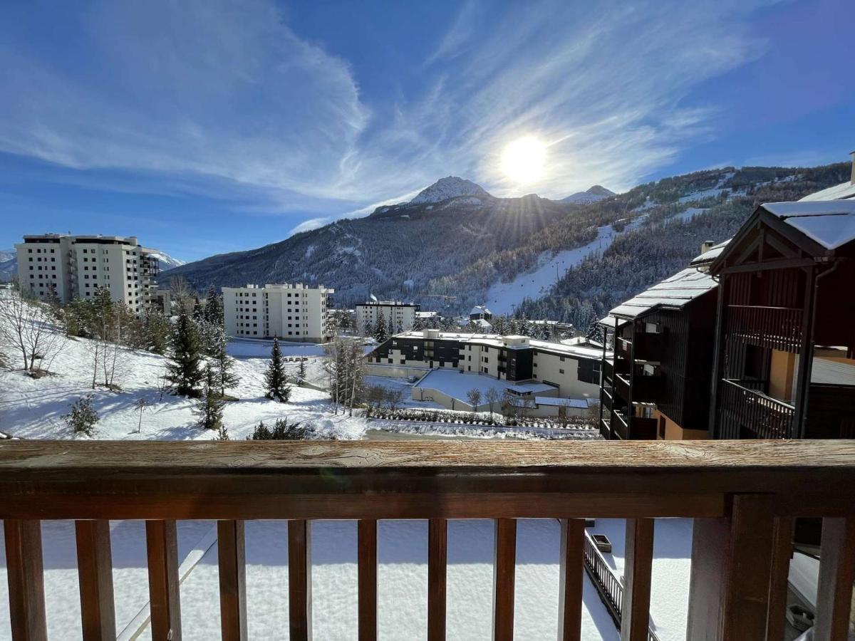 Charmant 2 Pieces, 4 Couchages Avec Garage- Serre Chevalier, Chantemerle. - Fr-1-330E-94 Saint-Chaffrey Buitenkant foto
